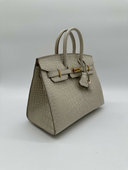 Hermès Birkin 25 Beton Matte GHW K
