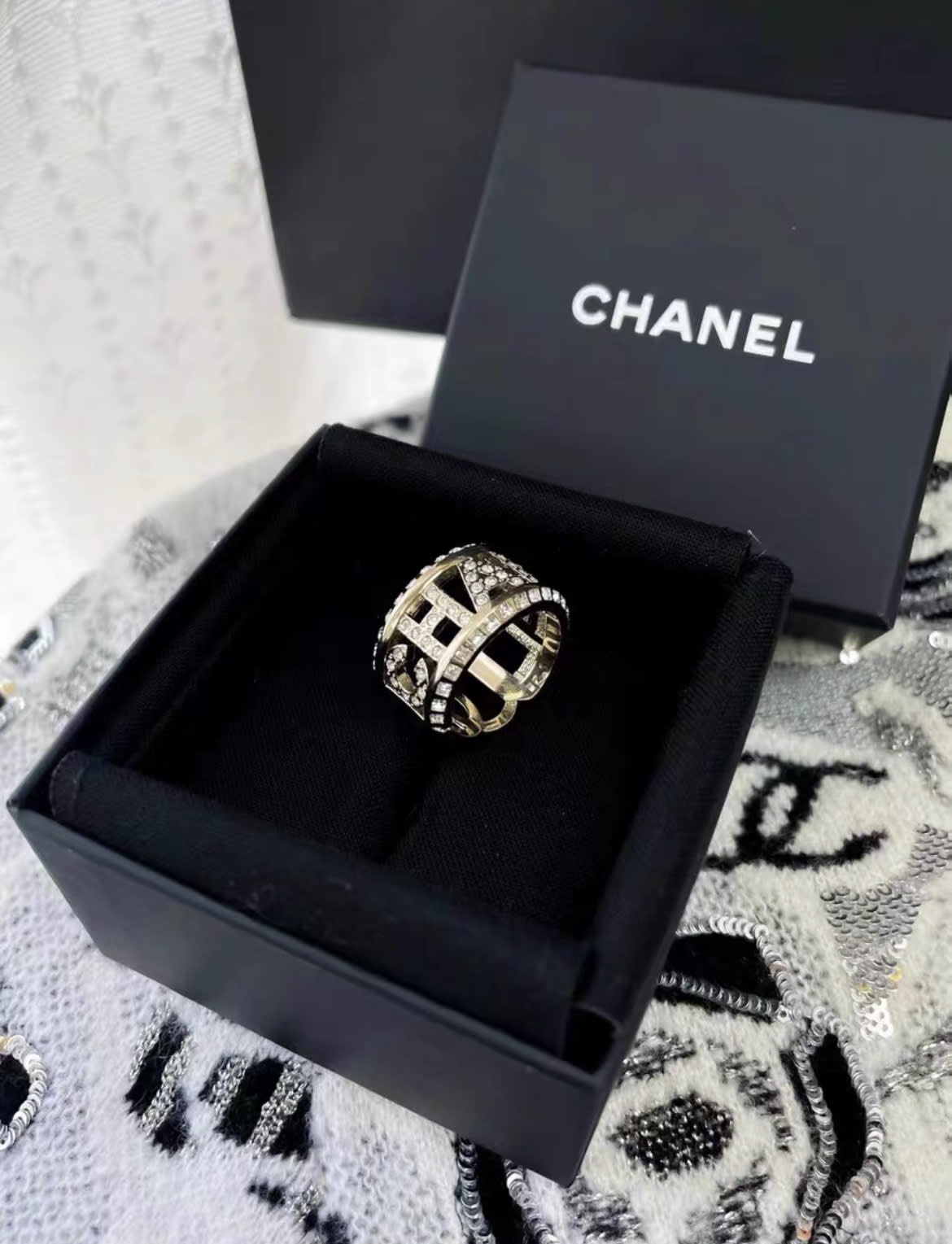 Chanel 24C ring, size 54, new with box