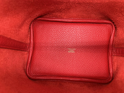 Hermès Picotin 18 Rouge Casaque GHW W 2025