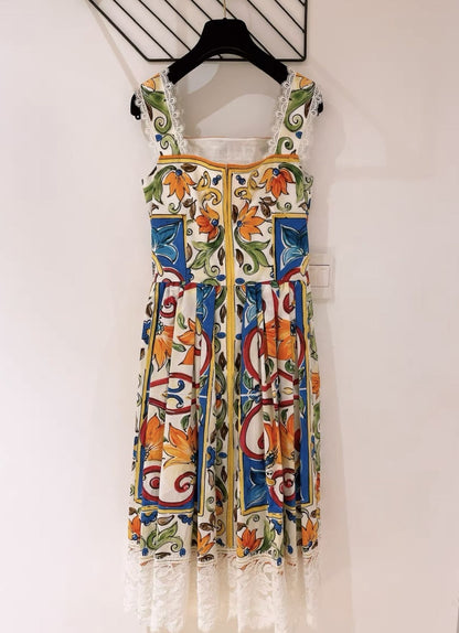 Dolce & Gabbana Sicilian Printed Dress