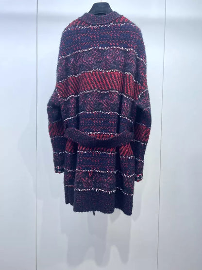 Chanel 23B belted knit ardigan