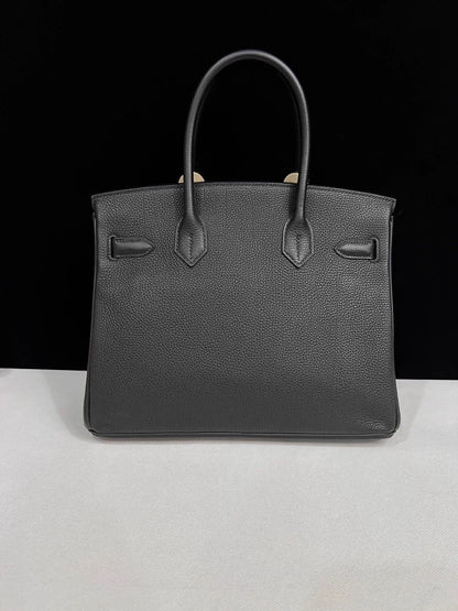Hermes Birkin 30 Black togo leather palladium hardware
