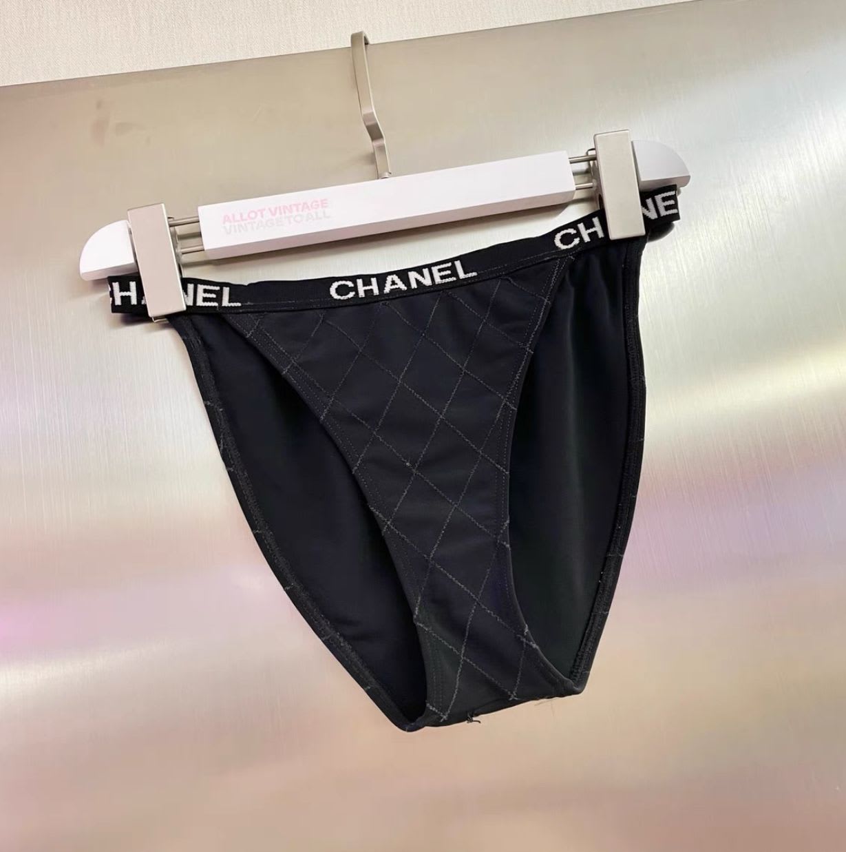 Vintage Chanel letter bikini