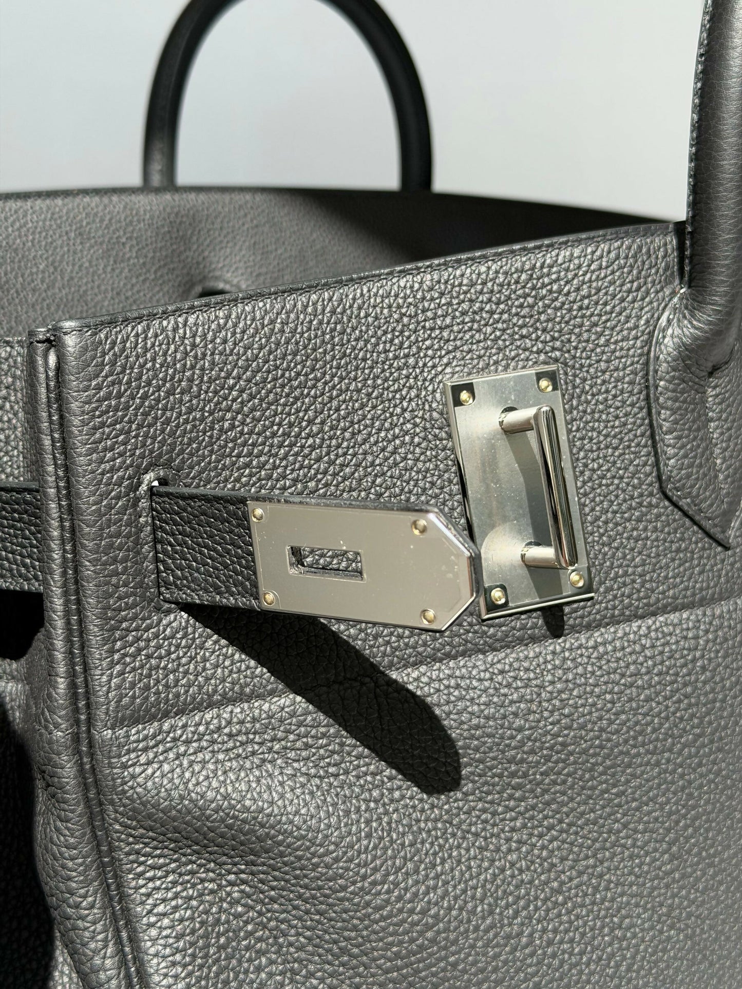 Hermès HAC 50 Black Togo Palladium Hardware — 2023 Stamp U