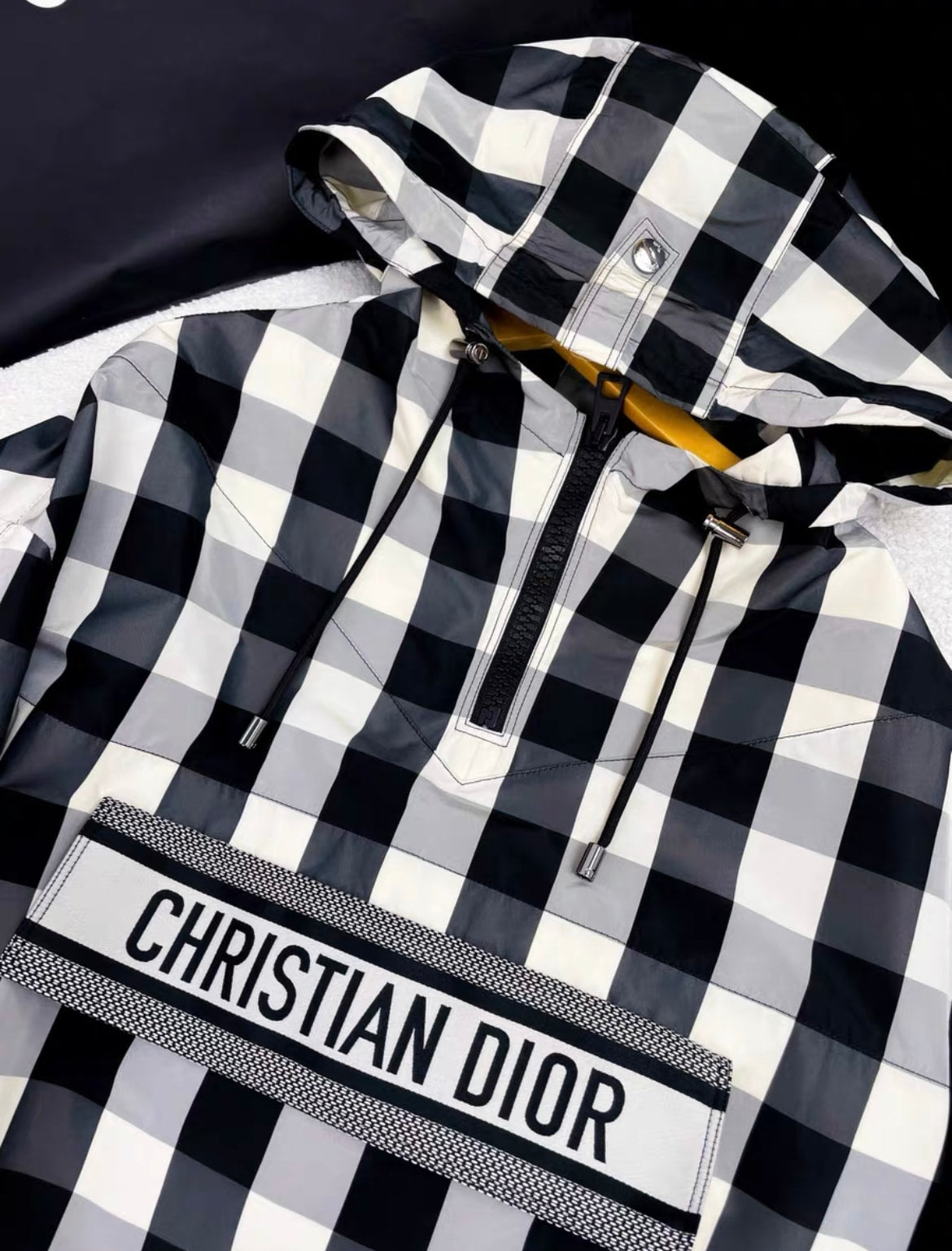 Dior 23 black and white plaid jackets