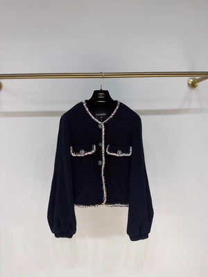 Chanel 21P tweed cardigan with two pockets