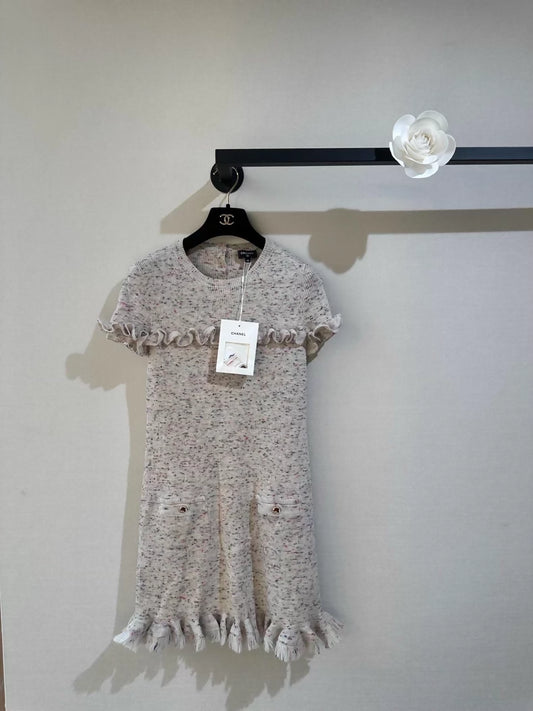 Chanel 25A Mixed Color Knit Dress