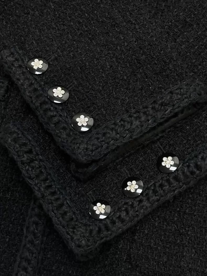 Chanel 23K black tweed jacket