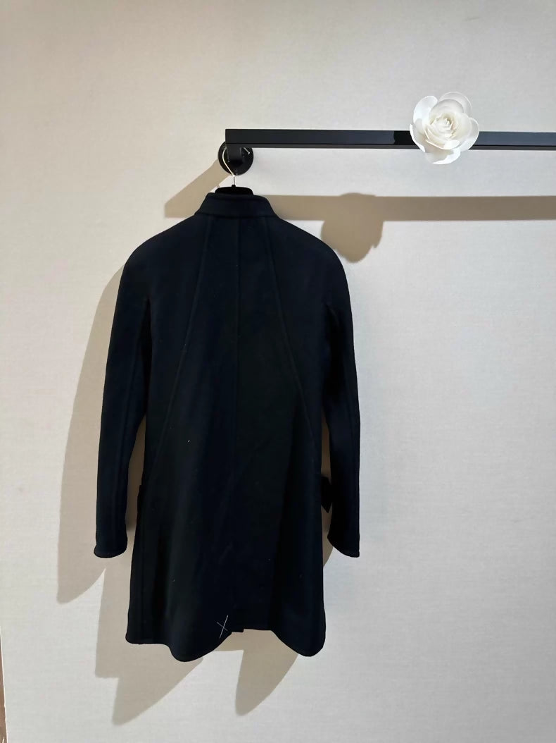 Chanel 24B black jacket with bow pocket
