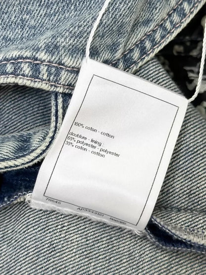Chanel 25B blue denim jumpsuit