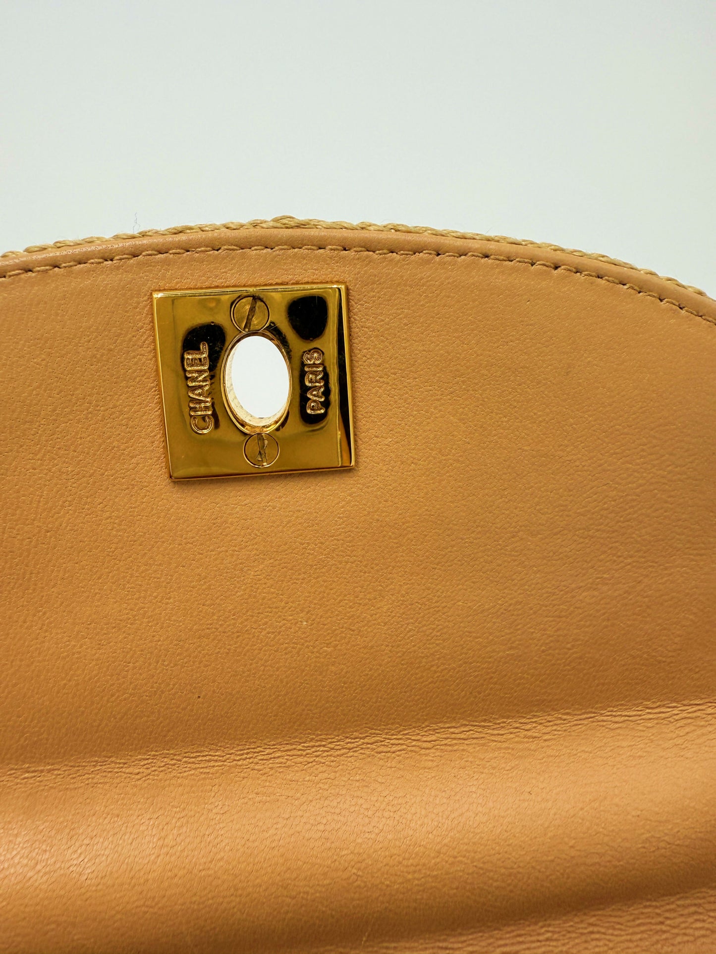Chanel Vintage 1990s Mini Woven Shoulder Bag