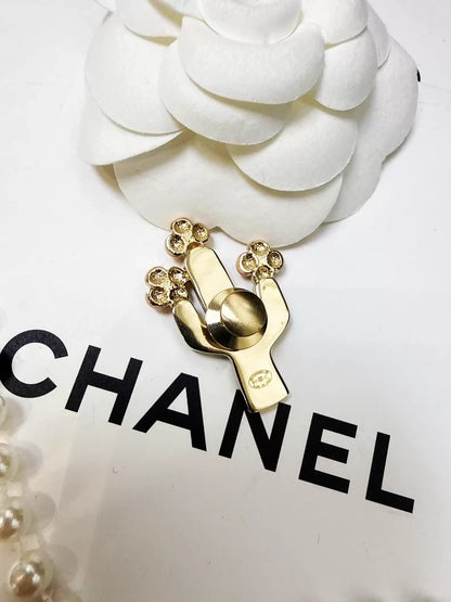 Chanel 17C Cactus Flower Brooch