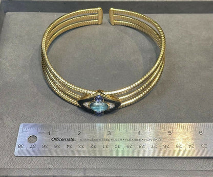 Iconic Marina B Aquamarine Choker Necklace