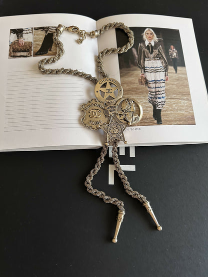 Chanel Bolo Dallas Tie Necklace with Charms