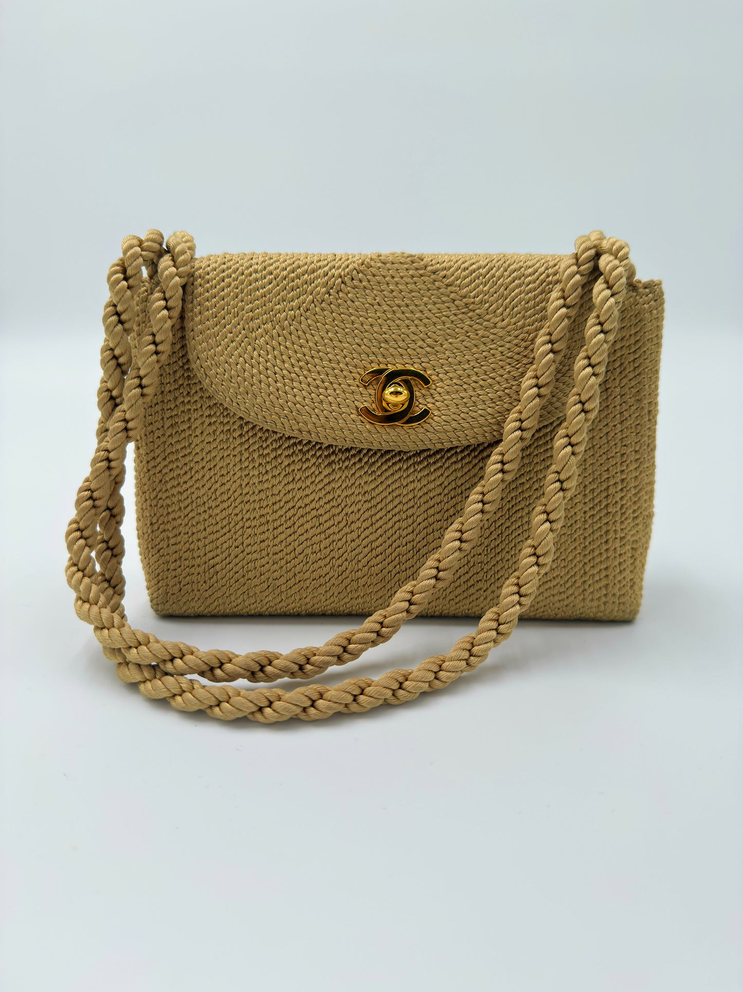 Chanel Vintage 1990s Mini Woven Shoulder Bag