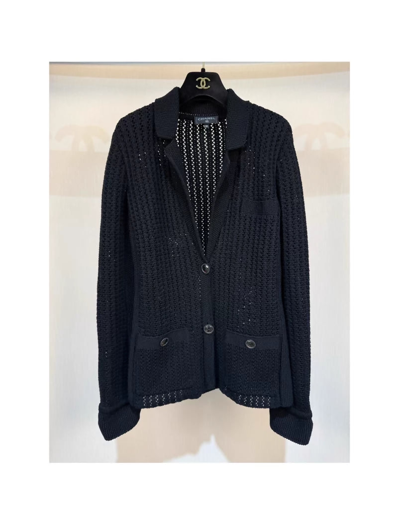 Chanel 19C black cardigan