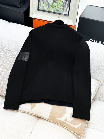 Chanel 24b Black Cashmere Cardigan