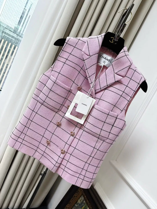 Chanel 24S Pink vest Jacket