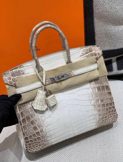 Hermes Birkin 25 Himalaya Palladium Hardware