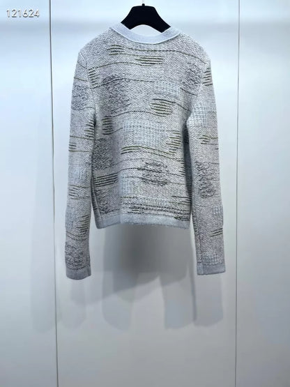 Chanel 25B shimmering knit cardigan