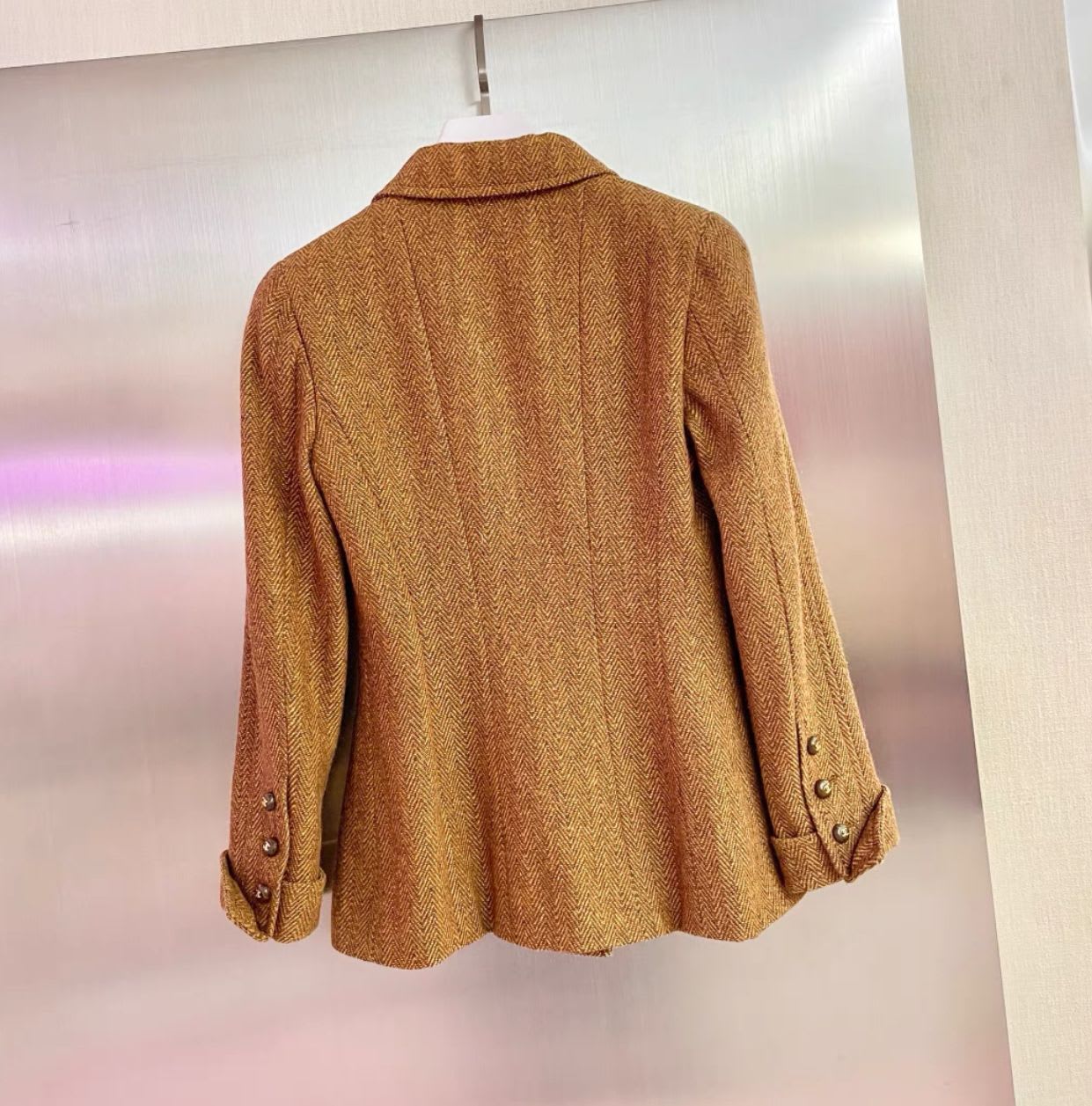 Vintage Chanel brown tweed jacket