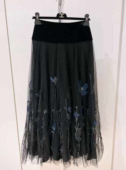 DIOR Christian Dior black skirt - 36 Skirt - Vintage fashion from Wararni