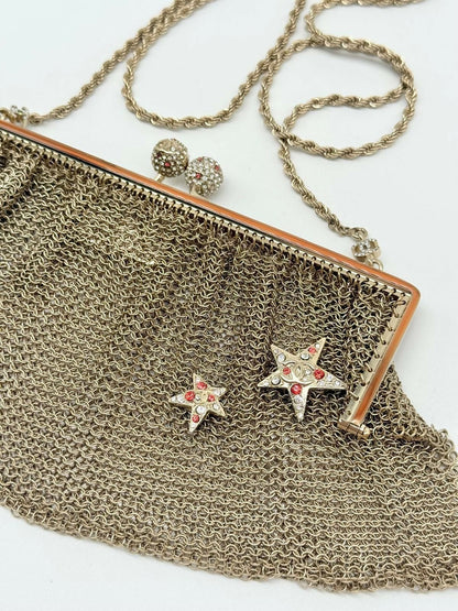 Chanel Metal Mesh Star Minaudière