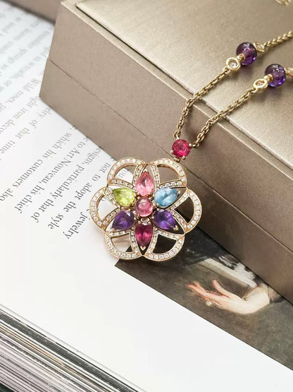BVLGARI DIVAS' DREAM 18K rose gold necklace