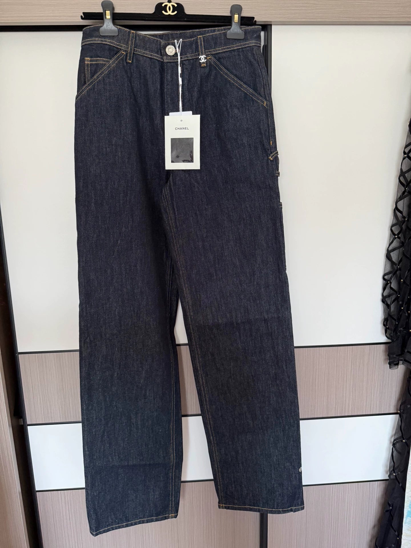 Chanel 26B dark blue jeans