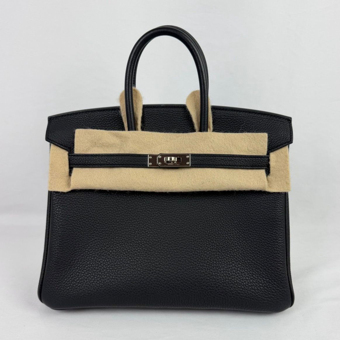 Hermes Birkin 25 Black Togo Palladium hardware
