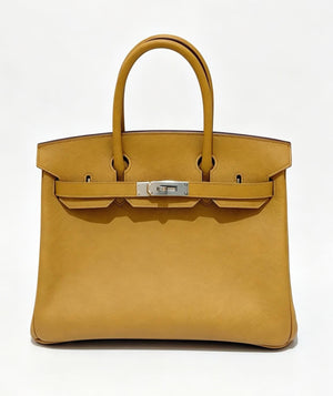 Hermes Birkin 30 Sesame Epsom Palladium hardware