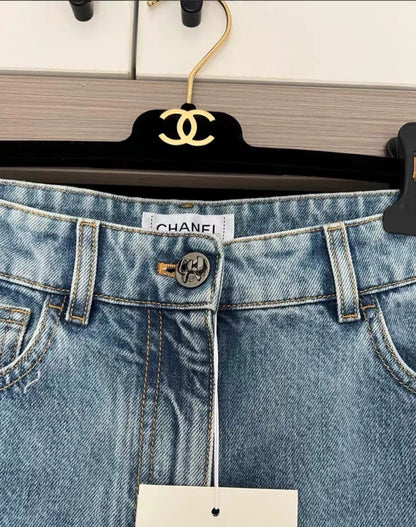 Chanel 25K blue jeans