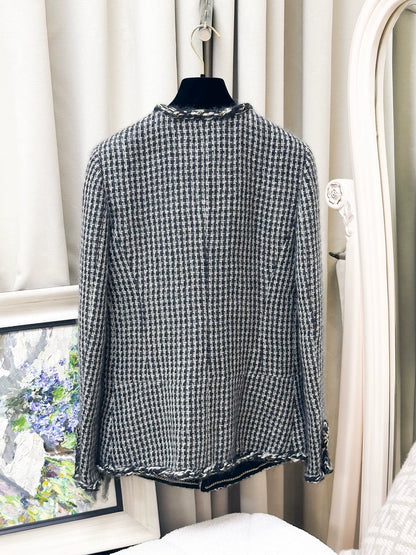 Chanel 14A  blue and white jacket