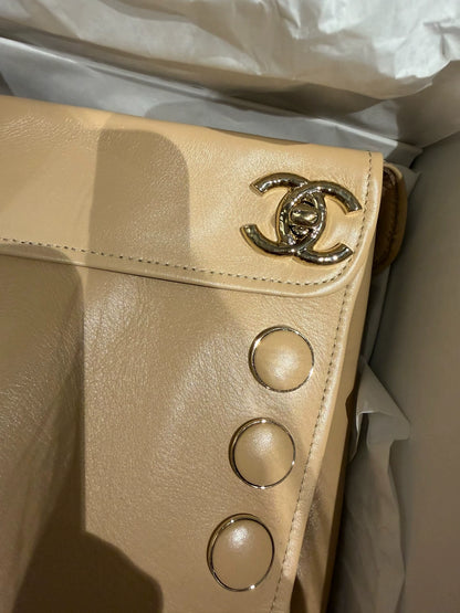 Chanel 24k beige and black shoes