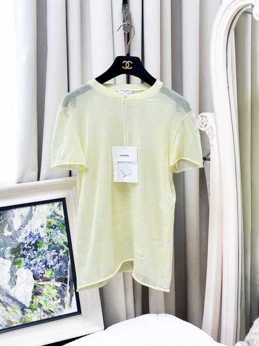 Chanel 25S yellow T-shirt