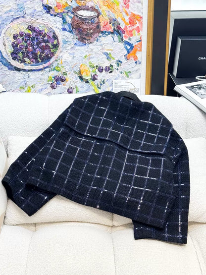 Chanel 24S navy blue jacket