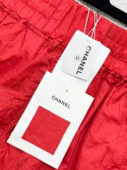 Chanel 26M red shorts