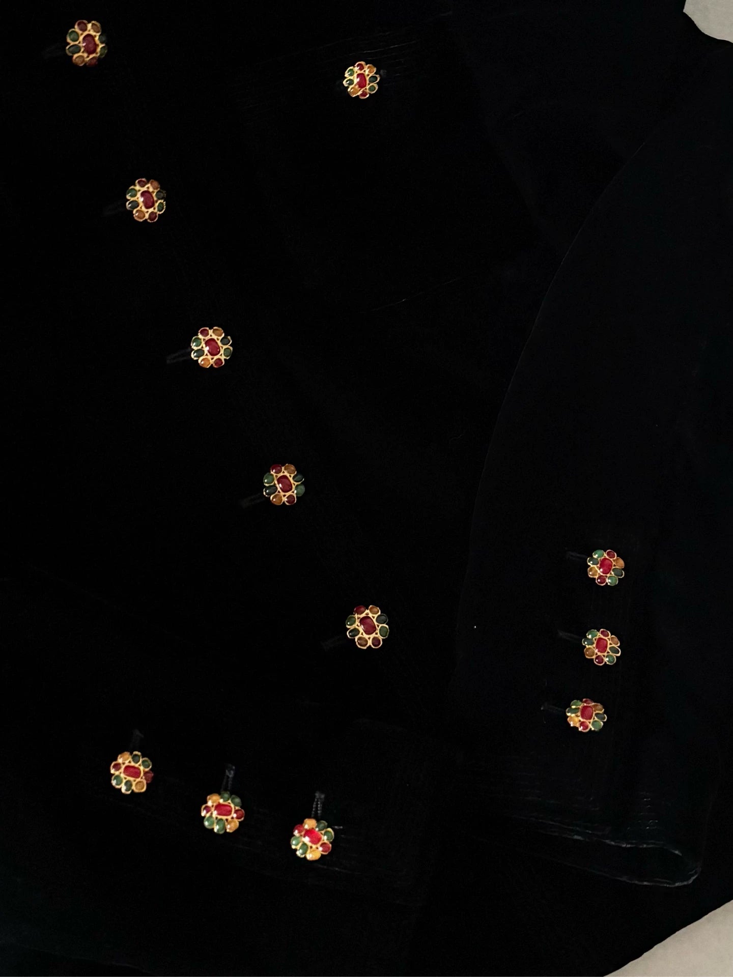 Chanel 96A Black Velvet Jacket