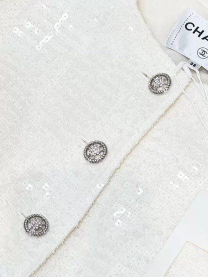Chanel 25S white vest