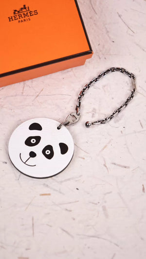 Hermes Panda Pendant Bag Charm