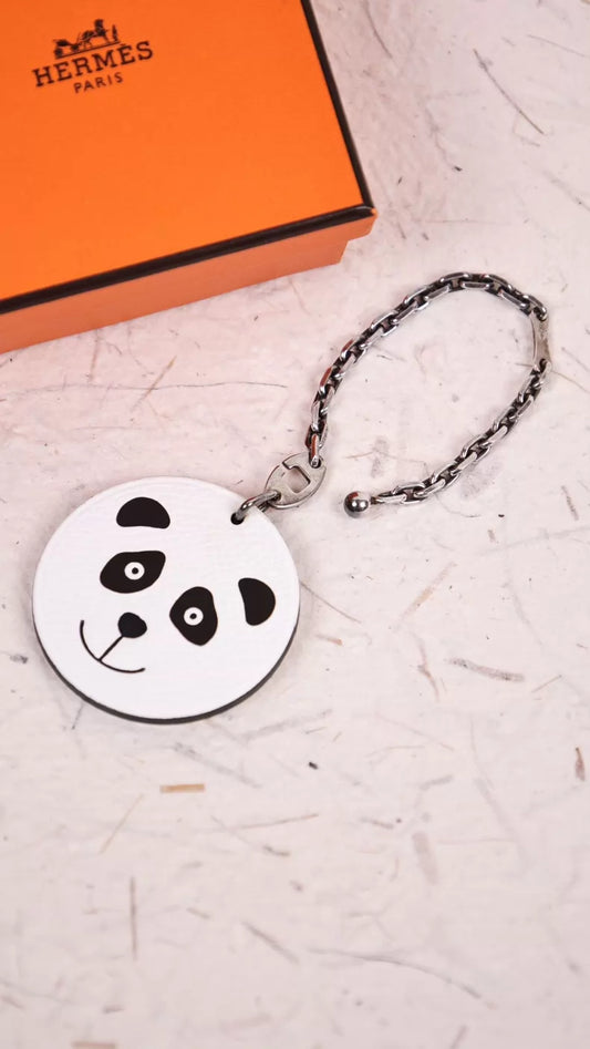 Hermes Panda Pendant Bag Charm