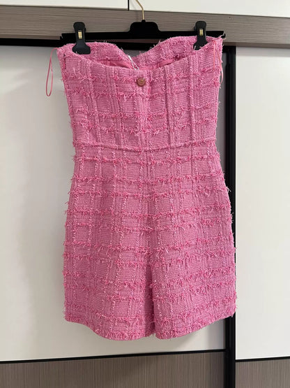 Chanel 23C pink jumpsuit