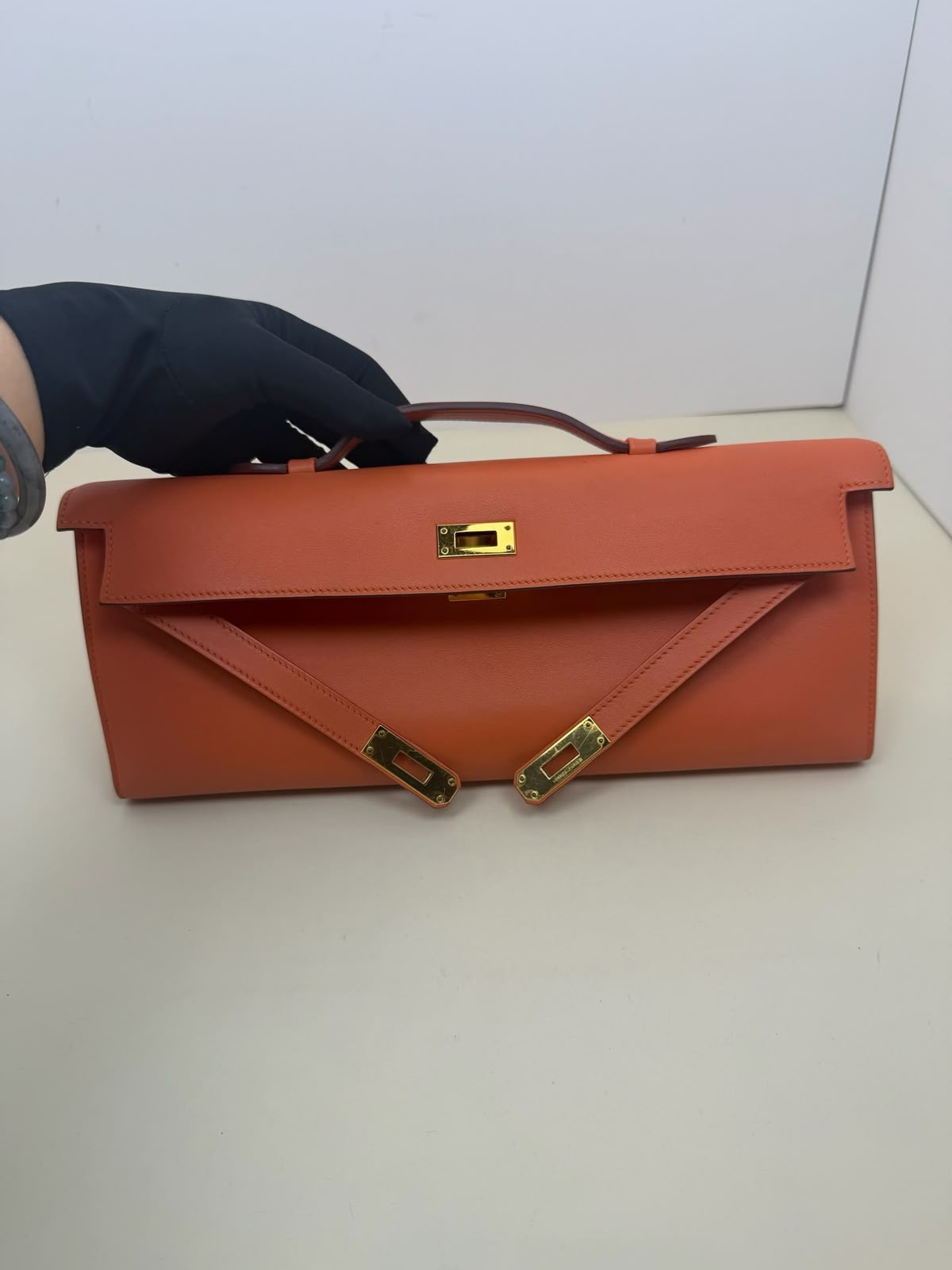 Hermes Kelly cut  Potiron Swift gold hardware