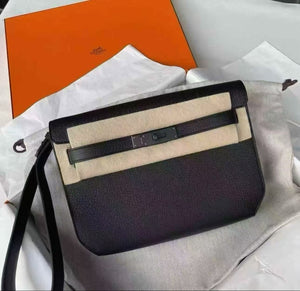 Hermes Kelly Depeches So Black Togo PVD hardware