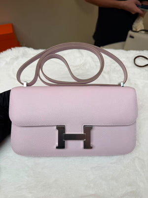 Constance Elan Mauve Pale Epsom Palladium hardware