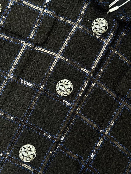 Chanel 24S navy blue jacket