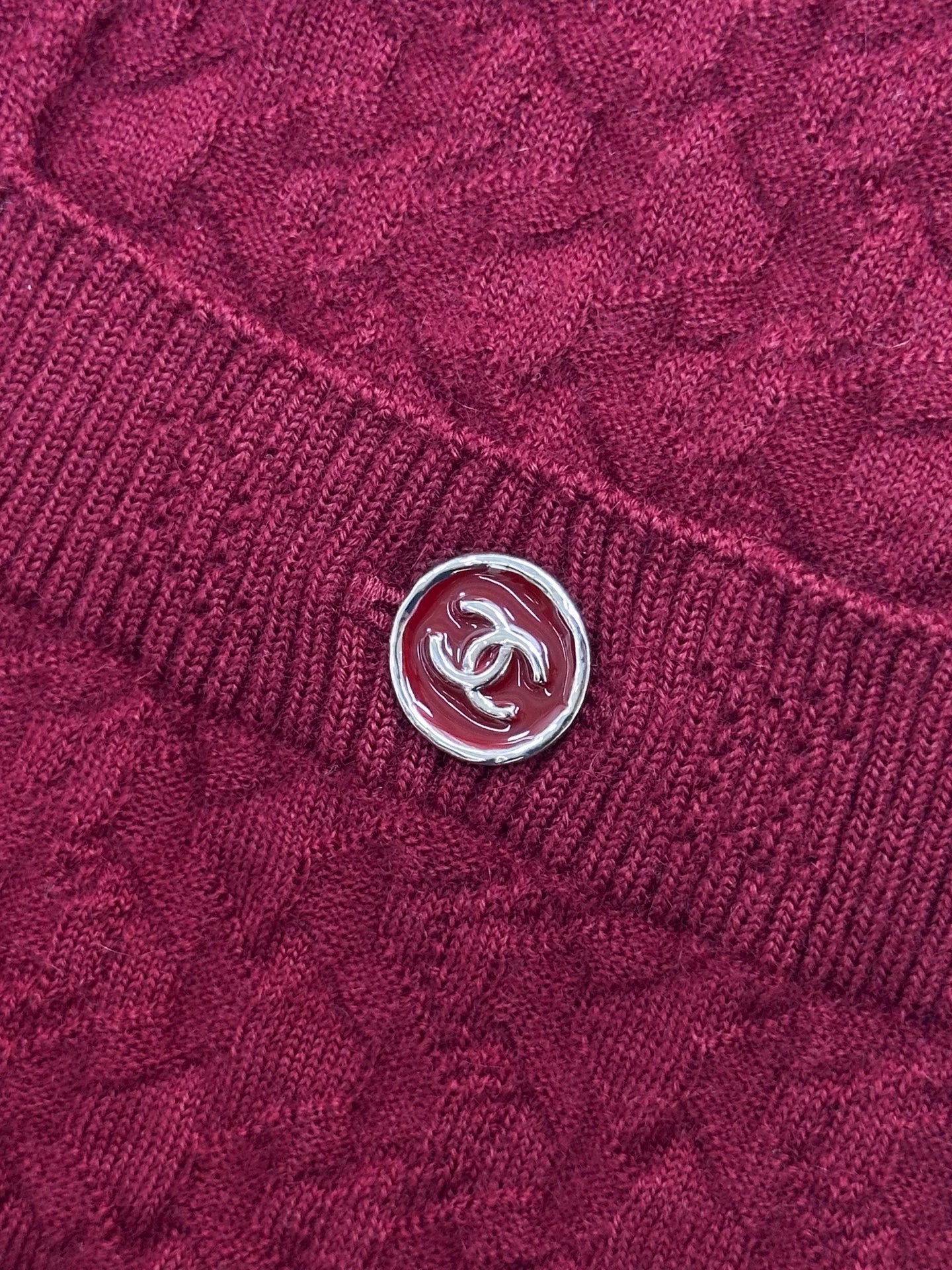 Chanel red dress