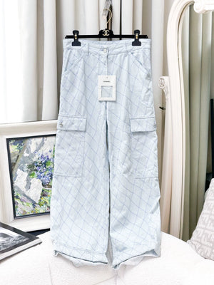 Chanel 26M light blue trousers