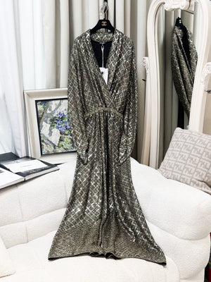 Chanel 20A champagne gold jumpsuit