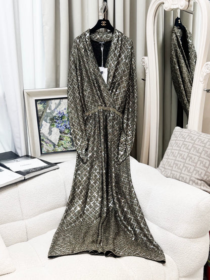 Chanel 20A champagne gold jumpsuit